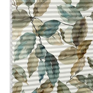 Plissee Duette&reg; Plissee Duette� EL Bl�tter DunkelP35404
